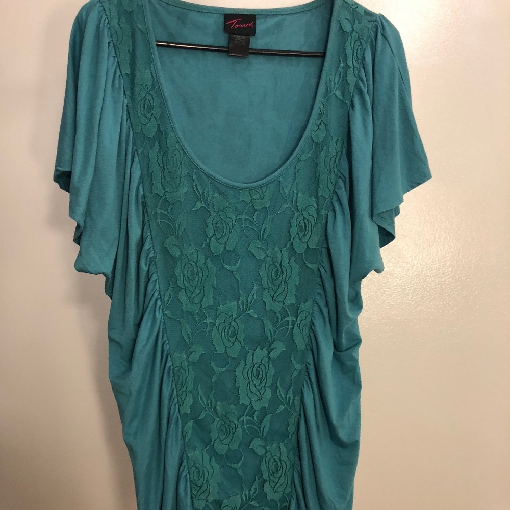 Turquoise Torrid Top